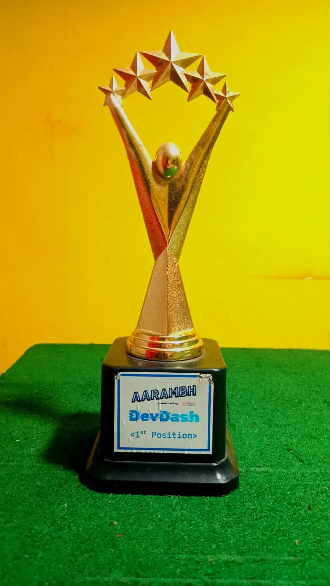 Best Innovative Project Trophy — Youth Leadership & Tech Vanguard Fest